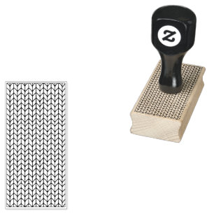 STOCKINETTE STITCH 1.5"x3" Rubber Stamp / Vertical