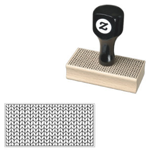 STOCKINETTE STITCH 1.5x3 Rubber Stamp / Horizontal