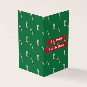 Stocking & Candy Cane Christmas Cards