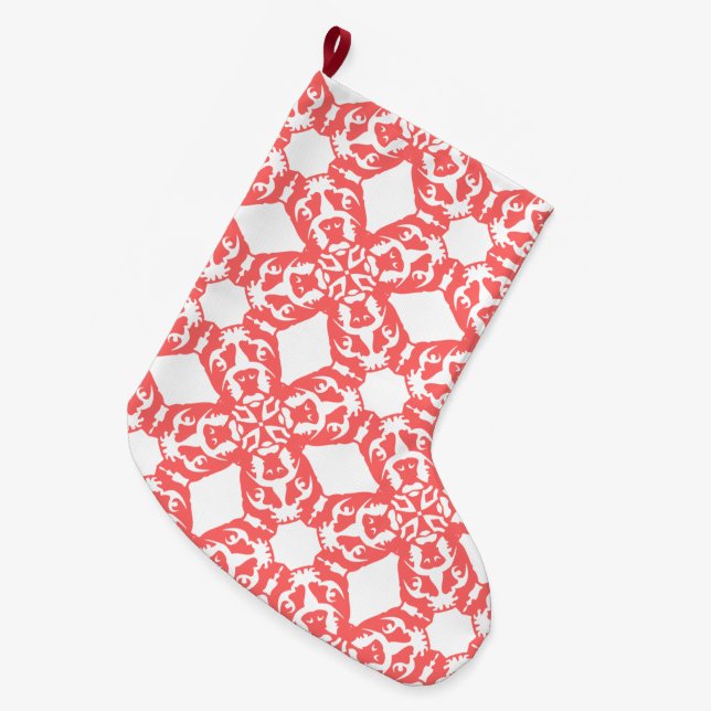 Stocking French Bulldog Pattern (Front (Hanging))