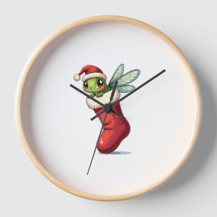 Stocking Stuffer Dragonfly Clock