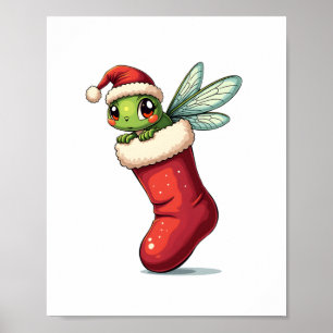 Stocking Stuffer Dragonfly Poster