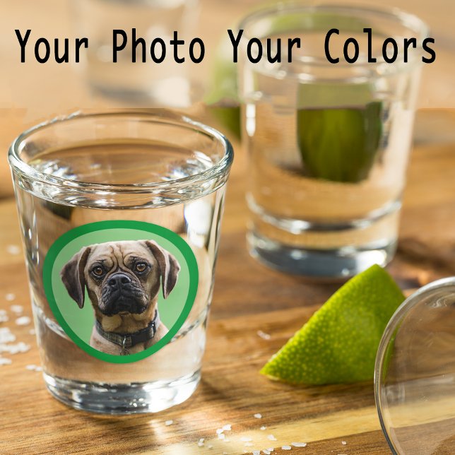 Stocking Stuffer Pet Dog Mum Dad Lover Photo Shot Glass (Creator Uploaded)