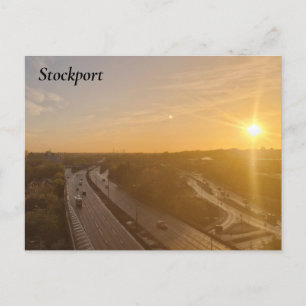 Stockport Sunset Postcard