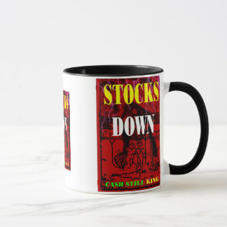 STOCKS DOWN MUG