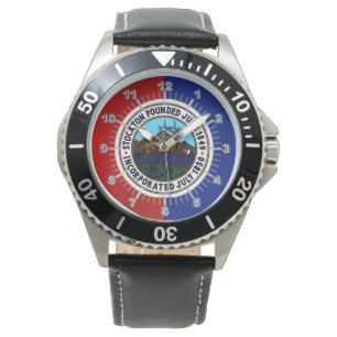Stockton (California) City flag Watch