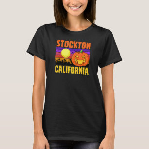 Stockton California Happy Halloween Party Local Ci T-Shirt