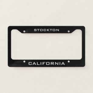 Stockton California  Licence Plate Frame