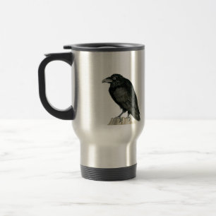 Stocky Raven Travel Mug