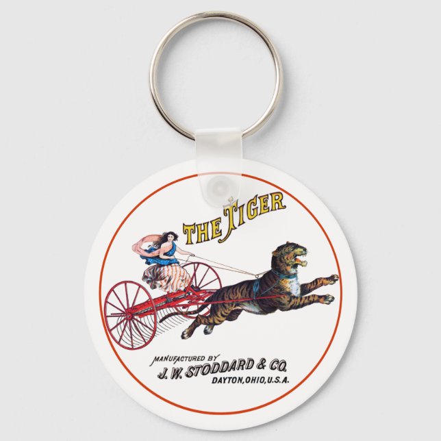 Stoddard Tiger Key Ring (Front)