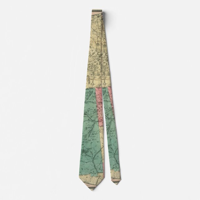 Stoddard's Map of the Adirondack Wilderness, 1883 Tie (Front)