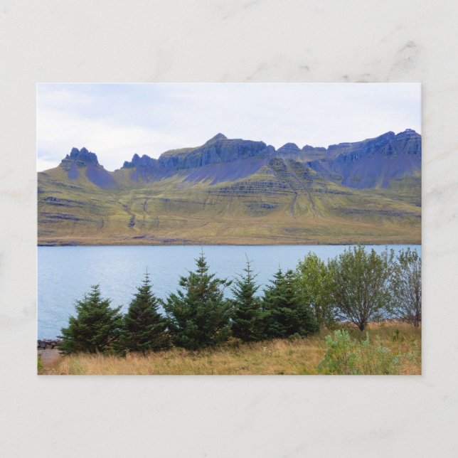 Stodvarfjordur fjord, Iceland Postcard (Front)