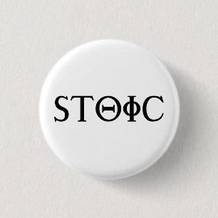 Stoic 3 Cm Round Badge