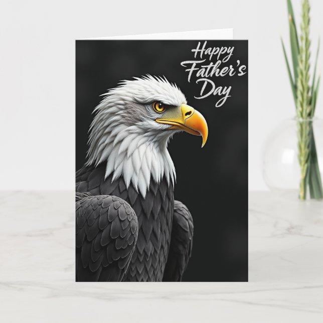 Stoic Eagle Fathers Day Card (Front)