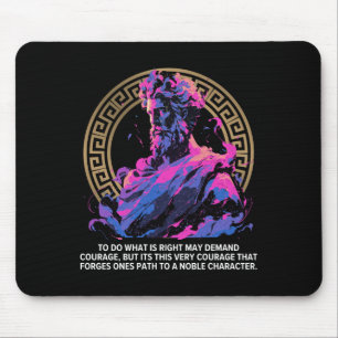Stoic Inspirational Philosophy Epic Old Greek Stoi Mouse Mat