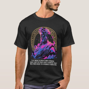 Stoic Inspirational Philosophy Epic Old Greek Stoi T-Shirt