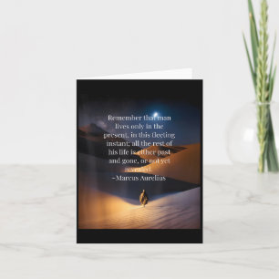Stoic Meditations Quote  Card