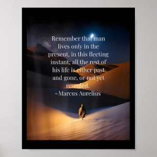 Stoic Meditations Quote  Poster