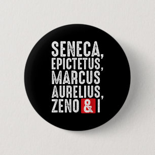 Stoic Philosophers Wisdom Quotes For Philosophy 6 Cm Round Badge