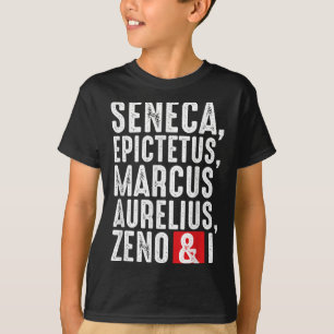 Stoic Philosophers Wisdom Quotes For Philosophy T-Shirt