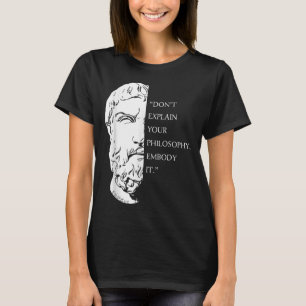 Stoic Philosophy Quote Design _ Epictetus Wisdom A T-Shirt