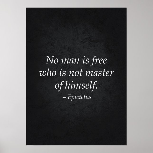 Stoic Quote - Motivational Poster (Front)