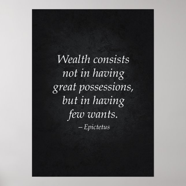 Stoic Quote - Motivational Poster (Front)