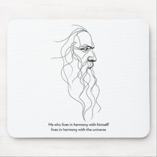 Stoic Sage Philosophy Mindful Quote Modernthinkers Mouse Mat