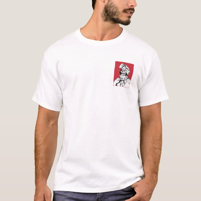 Stoic Skeleton Knight – Endurance T-Shirt (Front)
