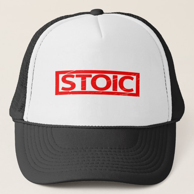 Stoic Stamp Trucker Hat (Front)