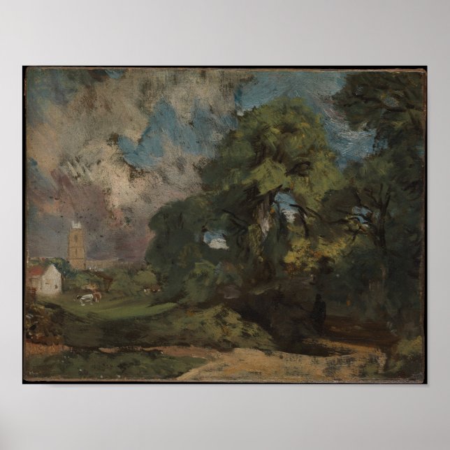Stoke-by-Nayland – John Constable Poster (Front)