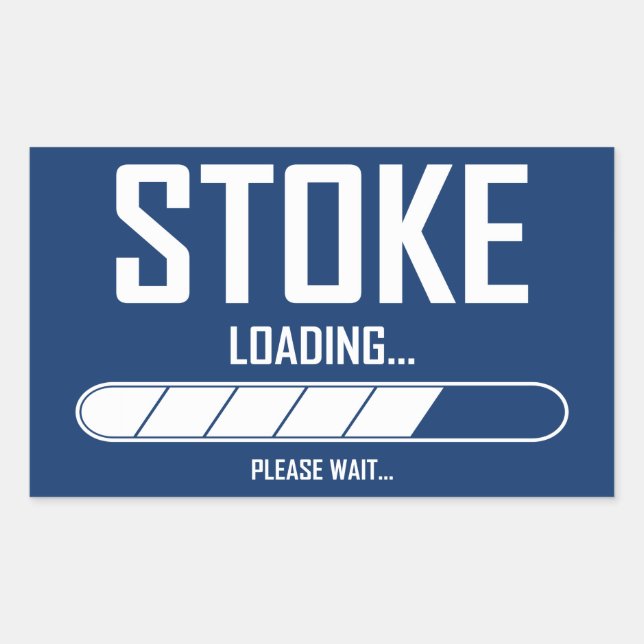 Stoke Loading Rectangular Sticker (Front)