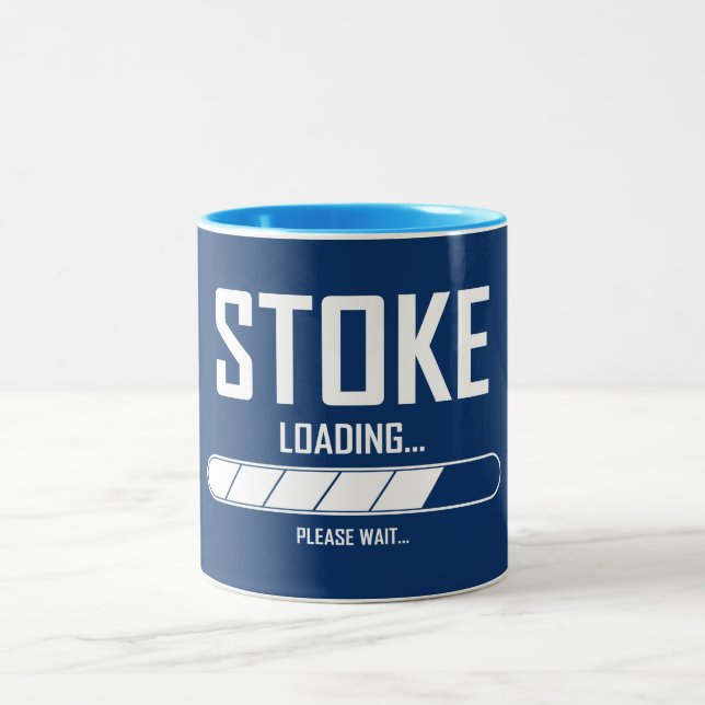 Stoke Loading Two-Tone Coffee Mug (Center)