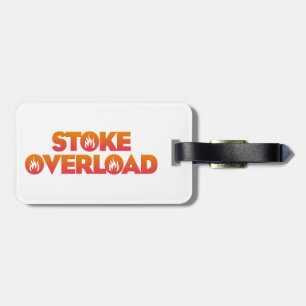 Stoke Overload Flames Luggage Tag