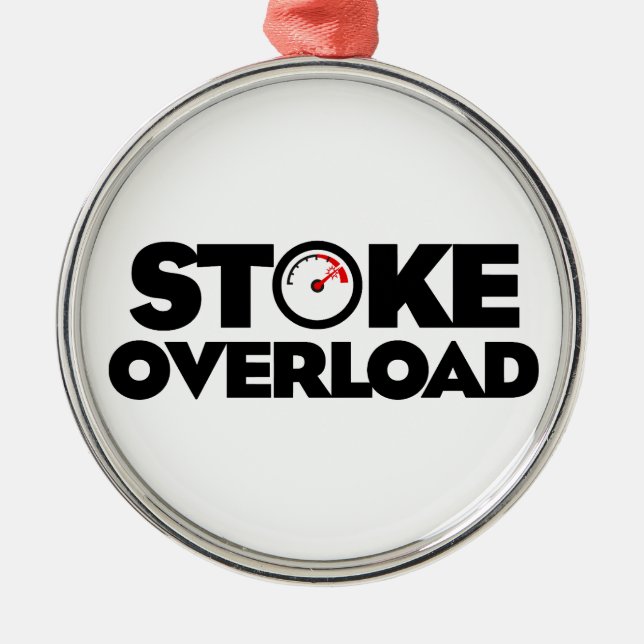 Stoke Overload Meter Metal Tree Decoration (Front)