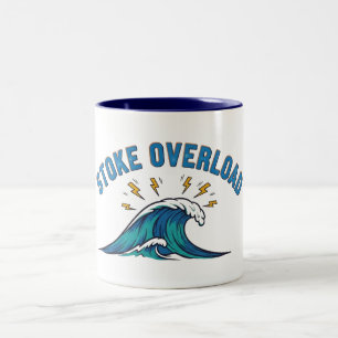 Stoke Overload Wave Two-Tone Coffee Mug