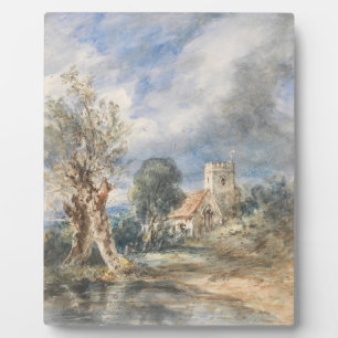 Stoke Poges Church (1834) John Constable Plaque