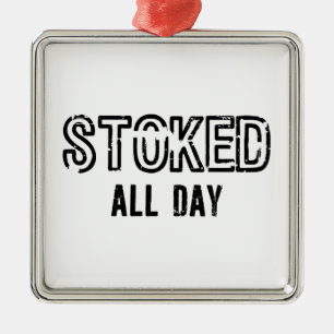 Stoked All Day Metal Tree Decoration