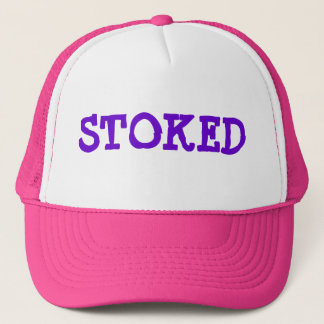 "STOKED" Hat Pink/Purple