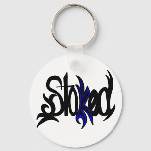 stoked key chain