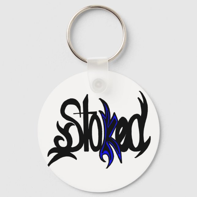 stoked key chain (Front)