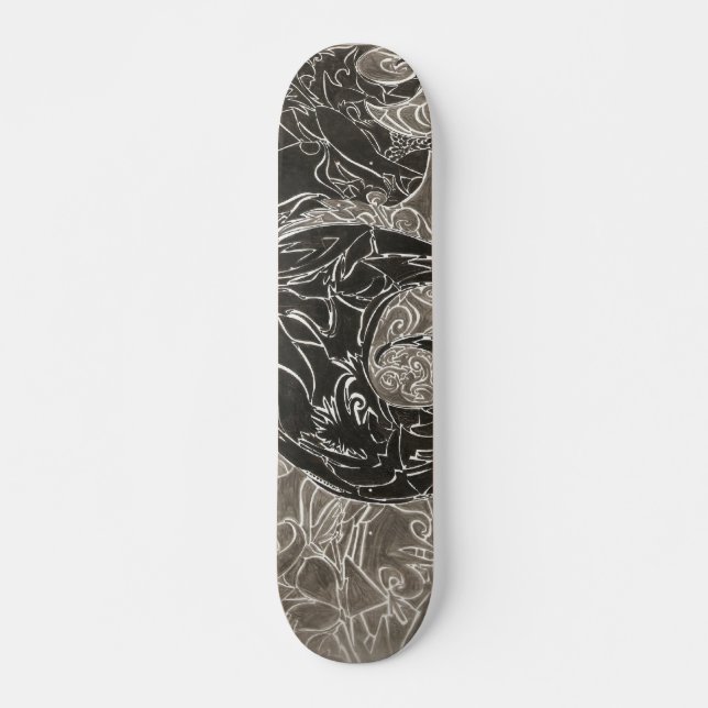 stoked skateboard (Front)