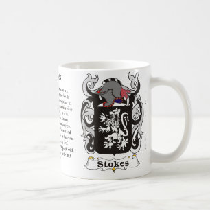 Stokes Family Coat of Arms mug