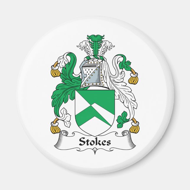 Stokes Family Crest Magnet (Front)
