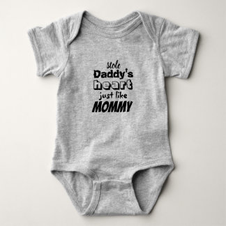 Stole Daddy's Heart...... Baby Bodysuit