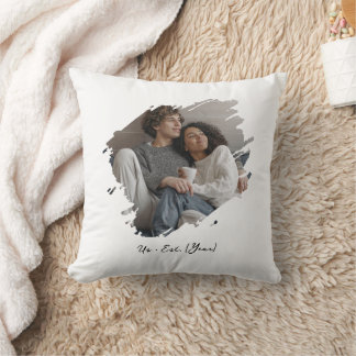 Stole My Heart Valentine's Day Photo Personalized Cushion