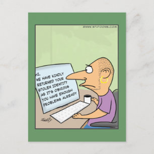 Stolen Identity Postcard