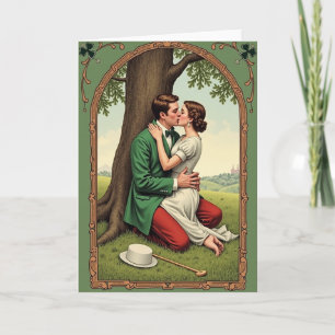 Stolen Kiss Romance Scene Card