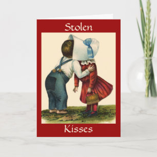 Stolen Kisses - Valentine Holiday Card