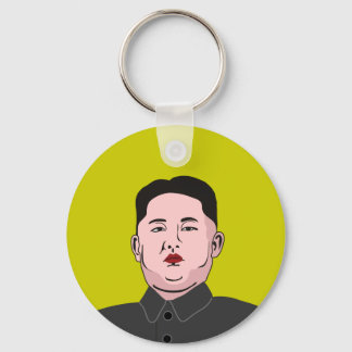 Stolid Kim Jong-un Key Ring